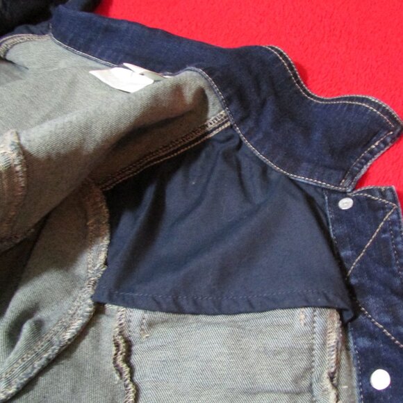 Chico's Embellished Jean Jacket 0= sz 2-4 - Picture 10 of 11